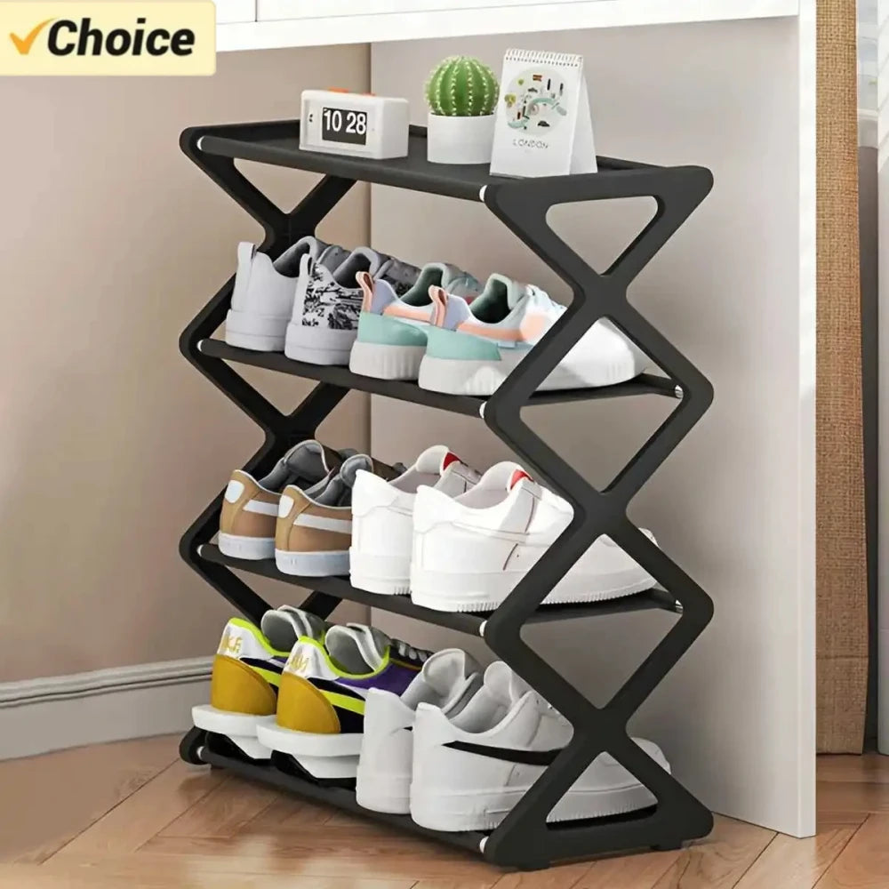 Foldable Metal Shoe Storage Rack