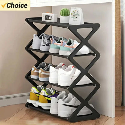 Foldable Metal Shoe Storage Rack