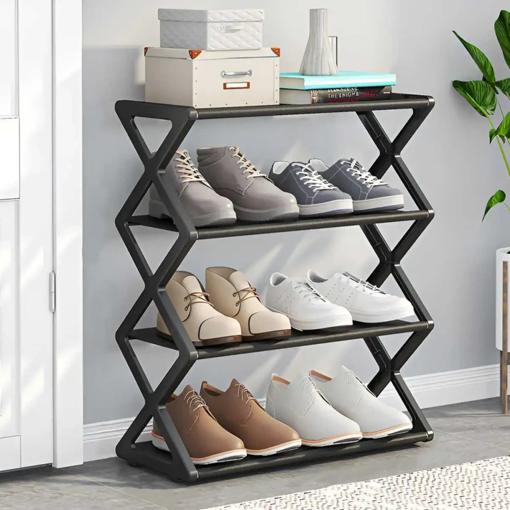 Foldable Metal Shoe Storage Rack