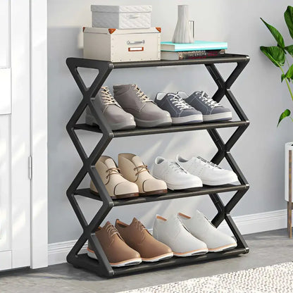 Foldable Metal Shoe Storage Rack