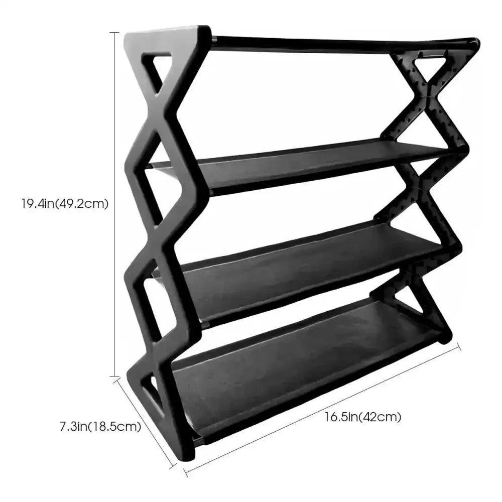Foldable Metal Shoe Storage Rack