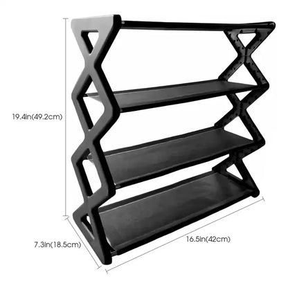 Foldable Metal Shoe Storage Rack