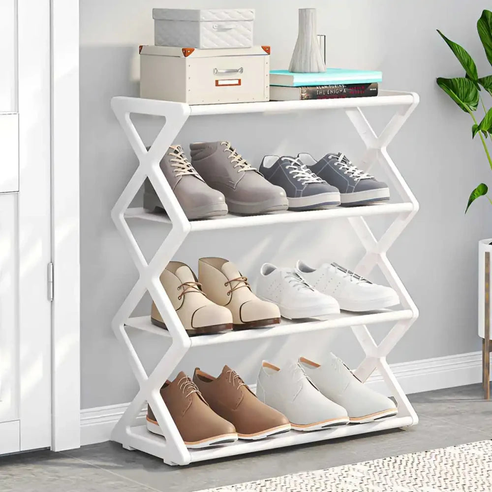 Foldable Metal Shoe Storage Rack