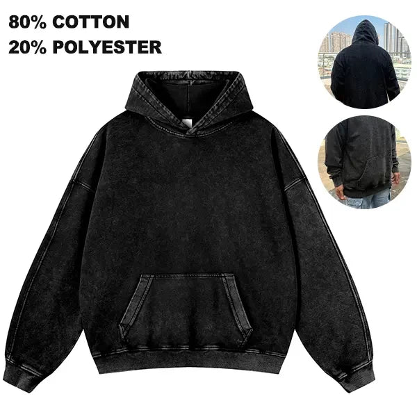 Vintage Heavy Cotton Oversized Hoodie
