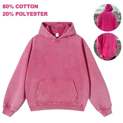 Vintage Heavy Cotton Oversized Hoodie