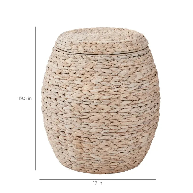 Vintage Hyacinth Storage Basket