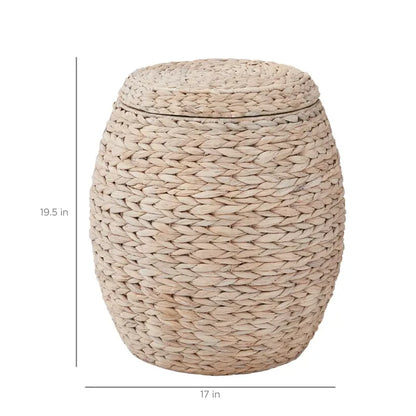 Vintage Hyacinth Storage Basket