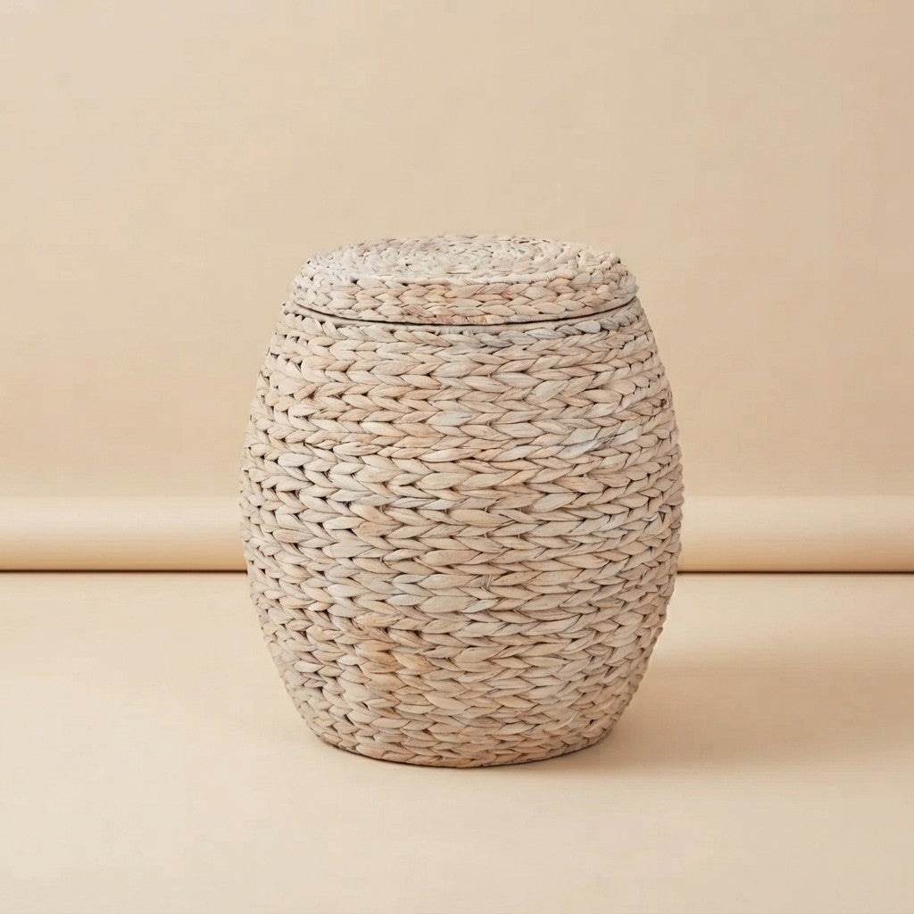 Vintage Hyacinth Storage Basket